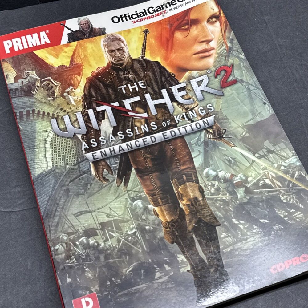 The Witcher 2 Assassins of Kings Enhanced Edition Prima game guide book Xbox PC